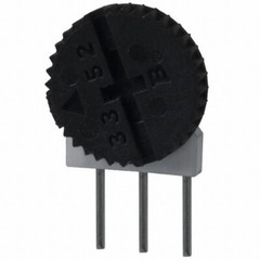 BRAND NEW (1 PC) 3352W-1-201 BOURNS THUMBWHEEL POT 200 OHM 0.5W SIDE