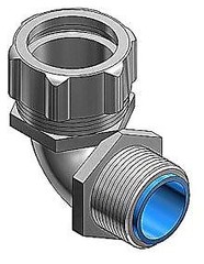 Thomas & Betts 7352, LIQUIDTIGHT FLEXIBLE CONDUIT CONNECTOR, 3/8IN 90D LT INSUL