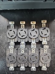 Lot 23 6400, ARROW HART, HART LOCK, SINGLE RECEPTACLE 125/250v Crouse WIRED 20A.