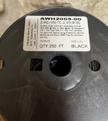 20 AWG (10/30) TOPCOAT UL 1015 OR 1032 in 100 or 250 FT BLK,GRN,BLU,RD, ORG