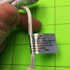 Monster 6.56FT 5V RGB Strip Controller Power Cable Cord