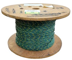 UL1015-20-GREEN/YL, Allied Wire&Cable,UL 1015 20 AWG 10 Strand 105C, Lot of 925