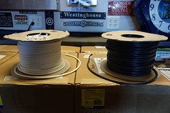 NEON GTO WIRE, WHITE High Voltage SILICONE Cable for Neon Transformer 25′ OF GTO