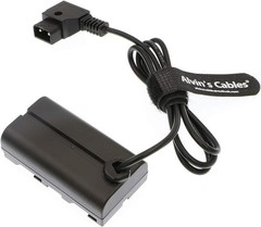 Alvin’s Cables NP F550 Dummy Battery to D-Tap Power Cable for Sony NP F570 NP F9