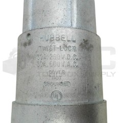 NEW HUBBELL 50A TWIST LOCK RECEPTACLE 600VAC 250VDC HBL3760