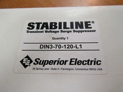 👀 NEW SUPERIOR STABILINE TRANSIENT VOLTAGE SURGE SUPPRESSOR DIN3-70-120-L1