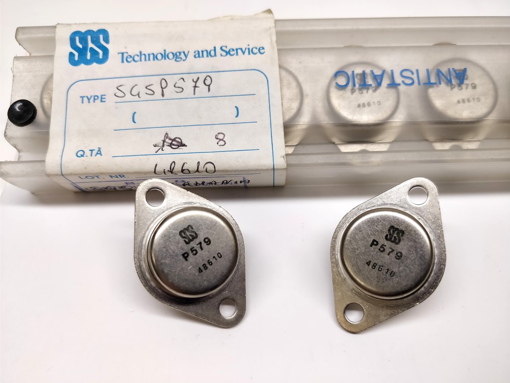 1 piece SGSP579 N-CHANNEL MOSFET 500V 0.70 Ohm 9A 150W TO-3