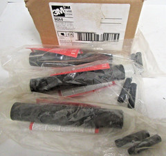 (3 Pack) 3M 8424-8, 10 to 1/0 AWG 8″ Tube Black Cold Shrink Connector Insulator