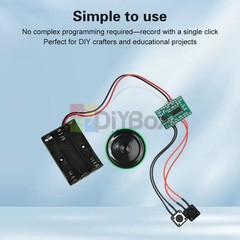 Dual-Button Recording Module 60-sec Voice Recorder DIY Electronic Greeting Card