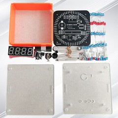 DIY Rotating LED Electronic Digital Clock Kit Learning Board DC5V DS1302 + SheH1