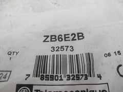 TELEMECANIQUE ZB6E2B CONTACT BLOCK, U0326