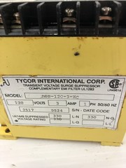 Tycor AGS-120-3-XC Aegis Transient Voltage Surge Suppressor 120V 3A 1PH 50/60Hz