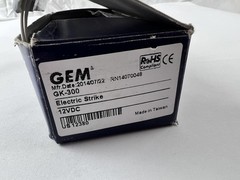 GEM GK-300 Electric Strike 12VDC Door Lock Assembly Stainless Steel New Open Box