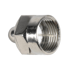 Pack of 10 F-Type 75 Ohm Coaxial Terminator Resistor Connector by SatelliteSale