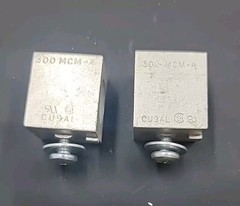 Lot of Two (2) D2976 300MCM-4 CU9AL Lug