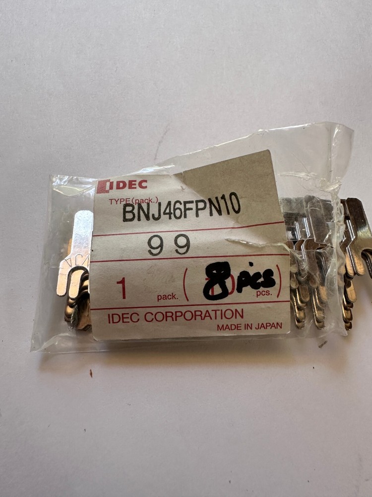 IDEC BNJ46FPN10 Jumper 6 Poles 20AMP (1pack of 8pcs) – New Fast Ship