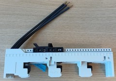 Wöhner 32659 (3 pieces) – EQUES 60Classic busbar adapter 32 A