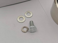 80mm x 38mm Size DC 24V 1000N Sucking Disc Solenoid Lift Holding Electromagnet