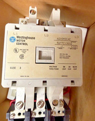 Westinghouse A200M3CAC Size-3 3-Pole 3-Phase Motor Starter 110/120V Coil