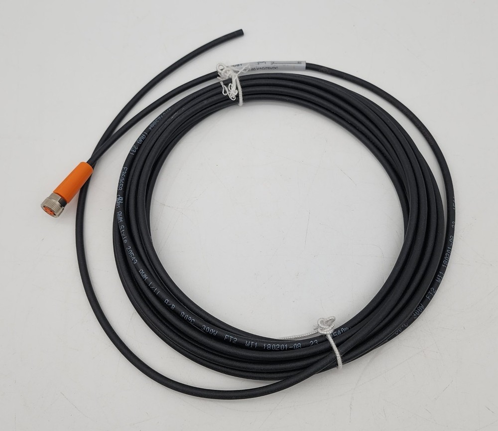 NUMATICS PXCST CABLE 3 PIN M8 FEMALE ELB 5M PVC BK 24AWG 60VAC *NDA AVAILABLE*
