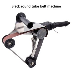Pneumatic Belt Sander Stainless Steel Brushing Machine Round Tube Polishing