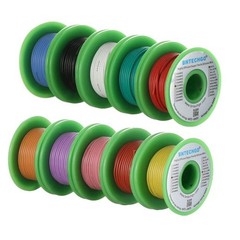 20 Gauge Silicone Wire Kit – 10 Colors, 30ft Each, Flexible Stranded Tinned Copp
