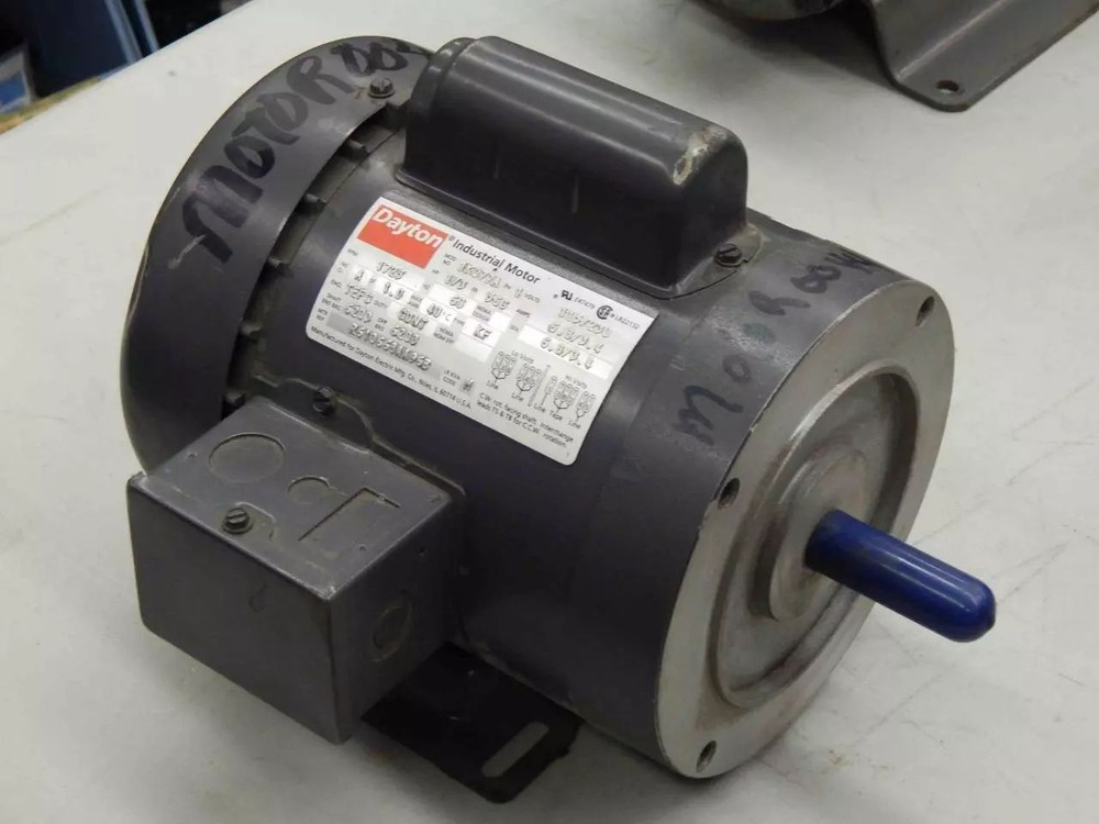 Dayton Industrial Motor 1K077A 56C 1/3-HP 115/230V 1725-RPM ​1-Ph, 1 pc