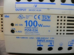 Idec Ps5r-E24 Power Supply 100W 100-120/200-240Vac 2.5/1.5A