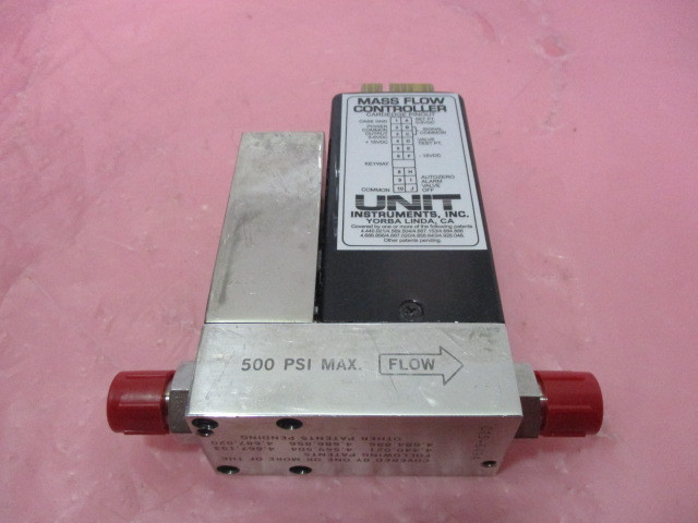 Unit Instruments UFC-1500A Mass Flow Controller, MFC, WF6, 30 SCCM, 450552