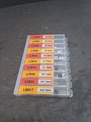❤️ 10 Values 50 Pcs Linear Voltage Regulator Positive Kit See Description