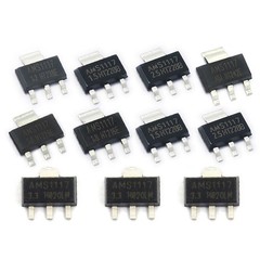 1.2V/1.5V/1.8V/2.5V/3.3V/5.0V Voltage Regulator Chip AMS1117 Series Low Dropout
