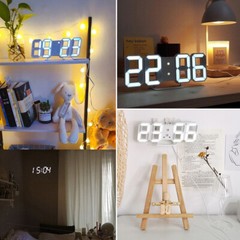 USB Fashion 3D LED Digital Clock Multifunction Electronic Clock Home Decoration
