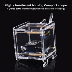 DIY ESP8266 Mini Weather Forecast Electronic Clock Kit 0.96″ OLED Display+Shell