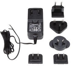 Crestron PW-2407WUL Wall Mount Power Pk, 24 VDC, 0.75 A, Flying Heads, Universal
