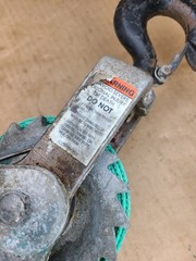 Little Mule Model 300 1,500 3,000 Pound Lineman’s Strap Ratcheting Hoist Double