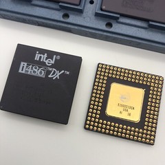NEW Intel 486 DX 50MHZ A80486DX SX546 i486 CPU Processor Gold Vintage Rare DX50