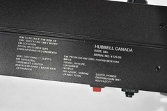 Hubbell Canada Rackmount Power Distribution Unit PH15A10S 10 Outlet 12A 120V PDU