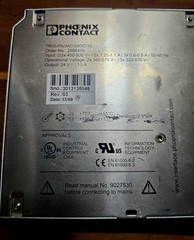 Phoenix contact power supply, TRIO-PS/3AC/24DC/10 Tested. Free Shipping
