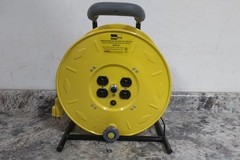 Lumapro 22M975 100 Ft L 120VAC 13 Max Amps 4 Outlet Extension Cord Reel