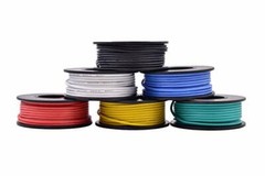 22awg Silicone Hook Up Wire od 1.7 Mm 22 Gauge Stranded Tinned Copper Wire