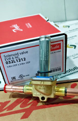 1PC- Danfoss 032L1212 Solenoid Valve EVR 6 NC 3/8in, ODFx3/8in- Brand New