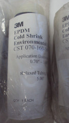 3M EPDM COLD SHRINK CST-070-160-500, DIA RANGE 0.70″-1.60″ X 5″ LG TUBE