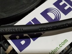 Belden 19509 18/3C SJTOW BelFlex High Flex Portable Power Cord Cable Black /10ft