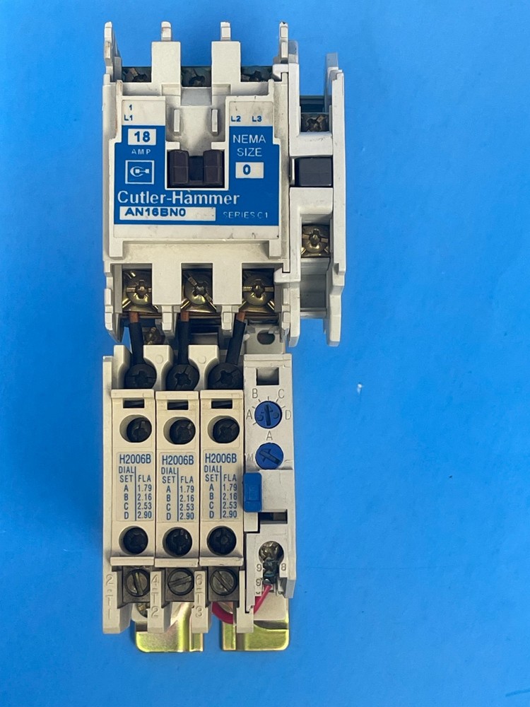 Cutler Hammer AN16BN0 Series C1, 18A Nema Size 0 w/C320KGS1, C306DN3 , H2006B