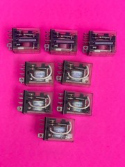 700-HF32A1 ,700-HF32A1-4, QL2N1-A120, LY2N, DPDT, 120VAC, 10A Relays [Lot of 8]