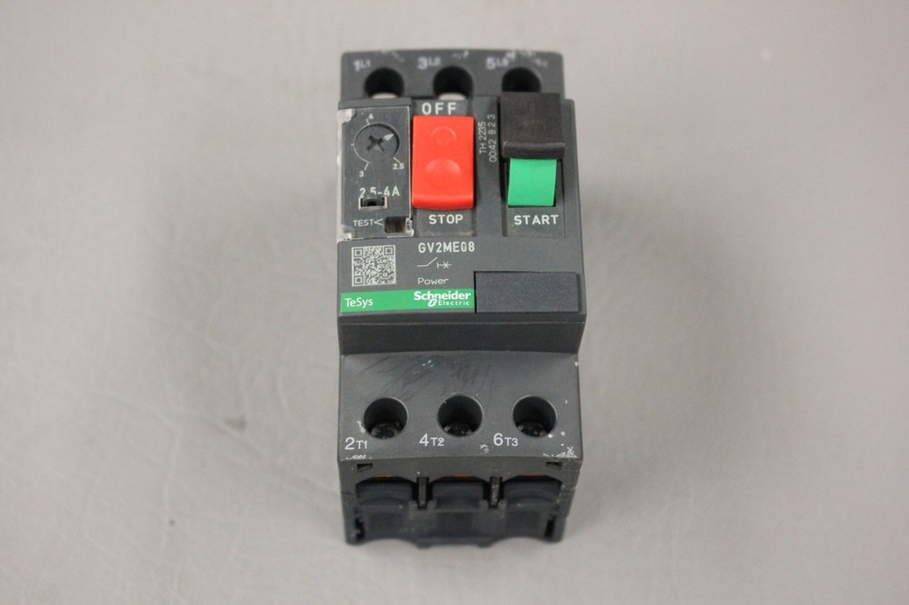 UNUSED SCHNEIDER ELECTRIC MOTOR CIRCUIT BREAKER GV2ME08
