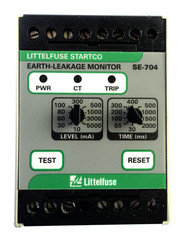 Littelfuse Startco Earth-Leakage Monitor SE-704 Din Rail Mount 12-30VDC