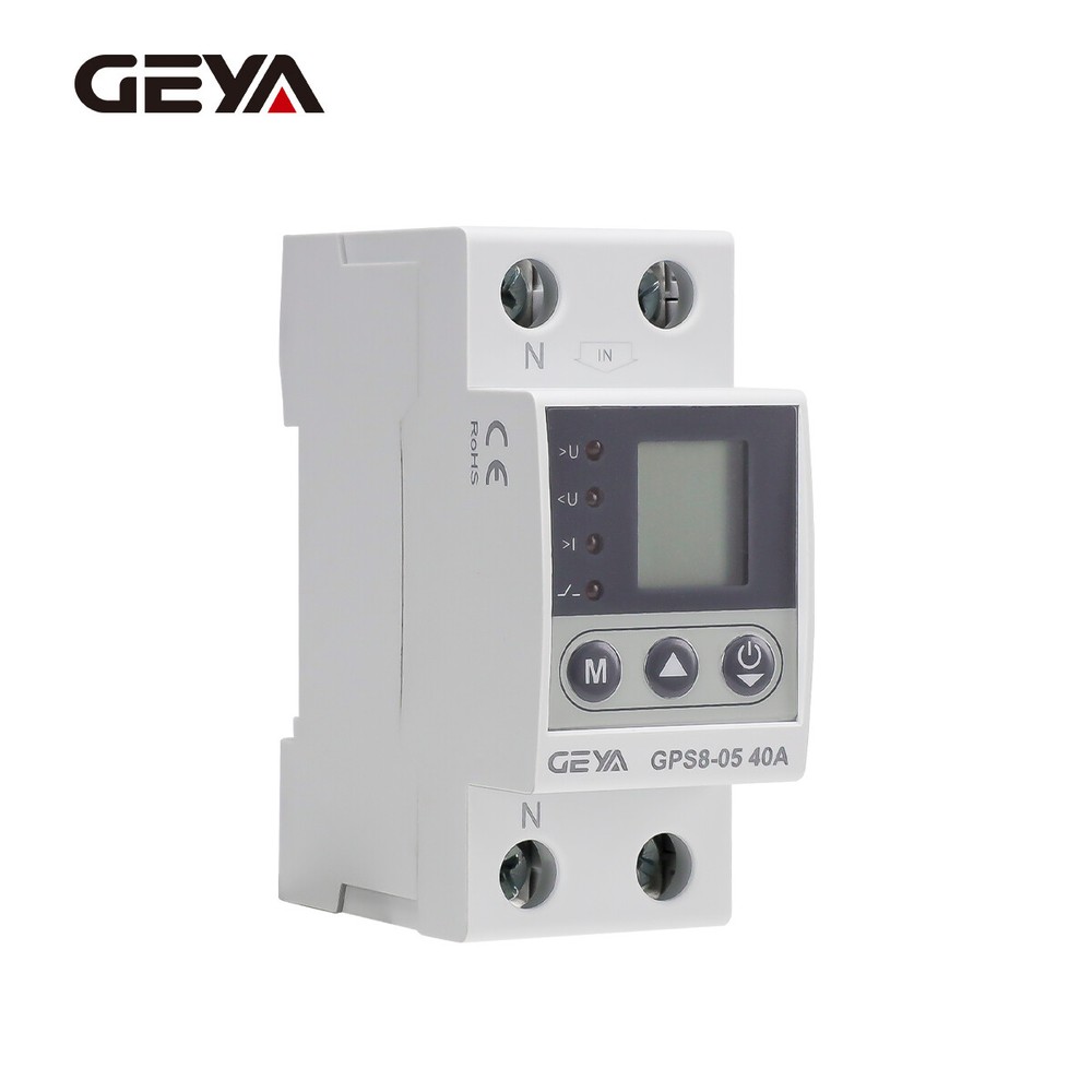 GEYA Over Current Protect Over&Under Voltage Metering Protect Device 40/63A 220V