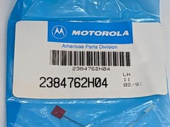 Vintage Motorola Radio New Old Stock Part OEM # 23-84762H04 1997