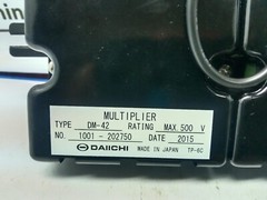 Daiichi SGR-L-63M Grounding Resistance Sensor, DM-42 Multiplier, LMK-12C Oblong